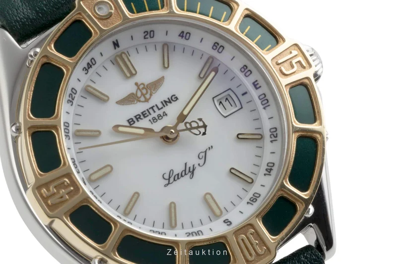 Breitling Lady J steel / gold quartz women's watch D52065 [2402386]