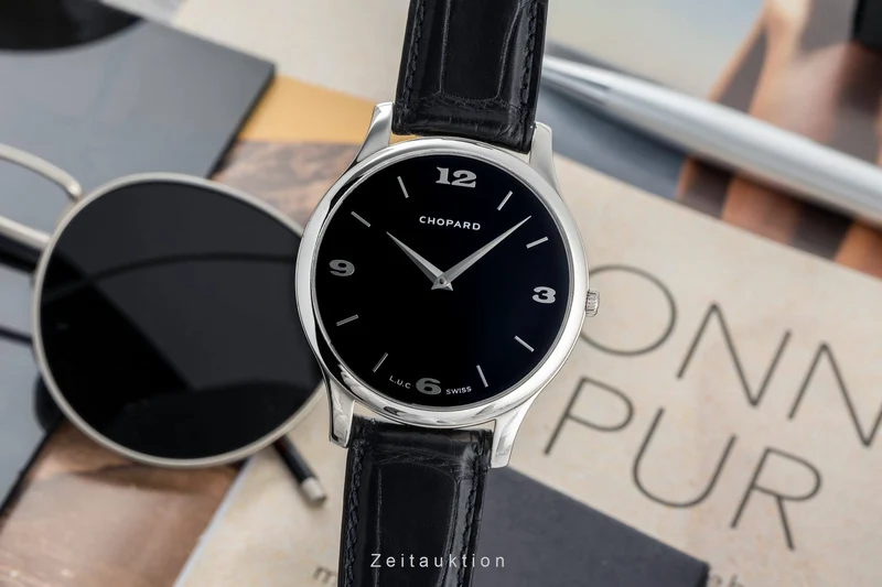Chopard L.U.C. 18 ct white gold automatic men's watch 16/1902 LP: 17000EUR [2402156]