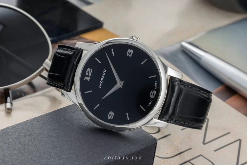 Chopard L.U.C. 18 ct white gold automatic men's watch 16/1902 LP: 17000EUR [2402156]