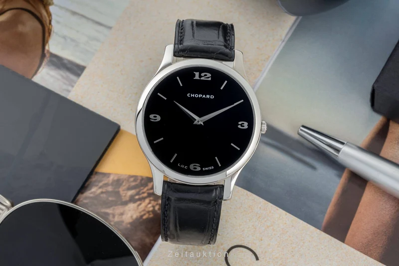 Chopard L.U.C. 18 ct white gold automatic men's watch 16/1902 LP: 17000EUR [2402156]