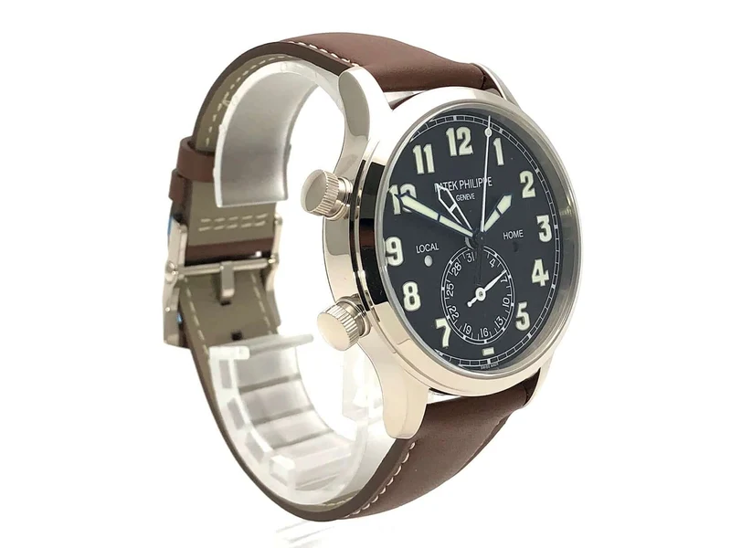 Patek Philippe Calatrava Pilot Travel Time Weißgold 5524G-001