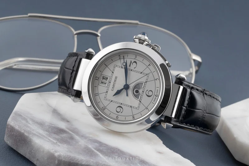 Cartier Pasha steel automatic men's watch W3109255 [2503596]