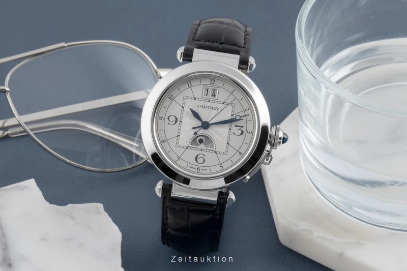 Cartier Pasha steel automatic men's watch W3109255 [2503596]