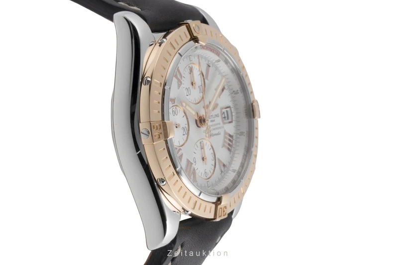 Breitling Evolution chronograph steel / gold automatic men's watch C13356 [2503460]