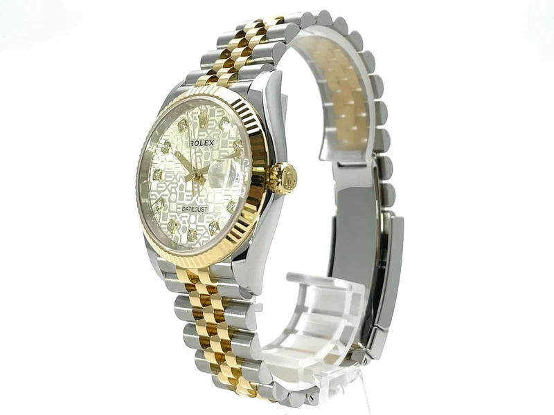 Rolex Datejust 36 126233 Silber J Diamant Jubile-Band