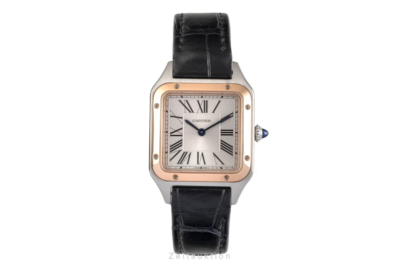 Cartier Santos steel / gold quartz women's watch W2SA0012 [2503505]