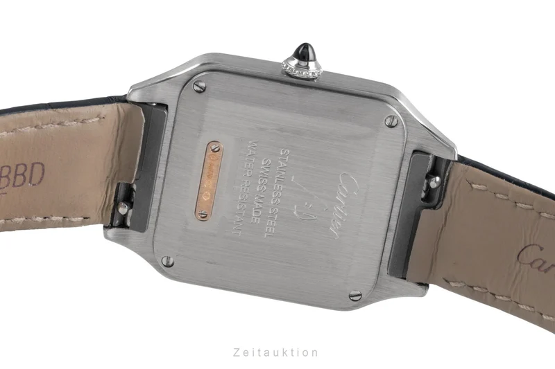 Cartier Santos steel / gold quartz women's watch W2SA0012 [2503505]