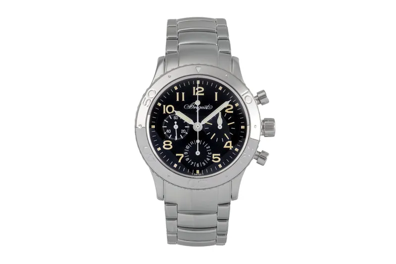 Breguet Type XX chronograph steel automatic men's watch 3800 [2503502]