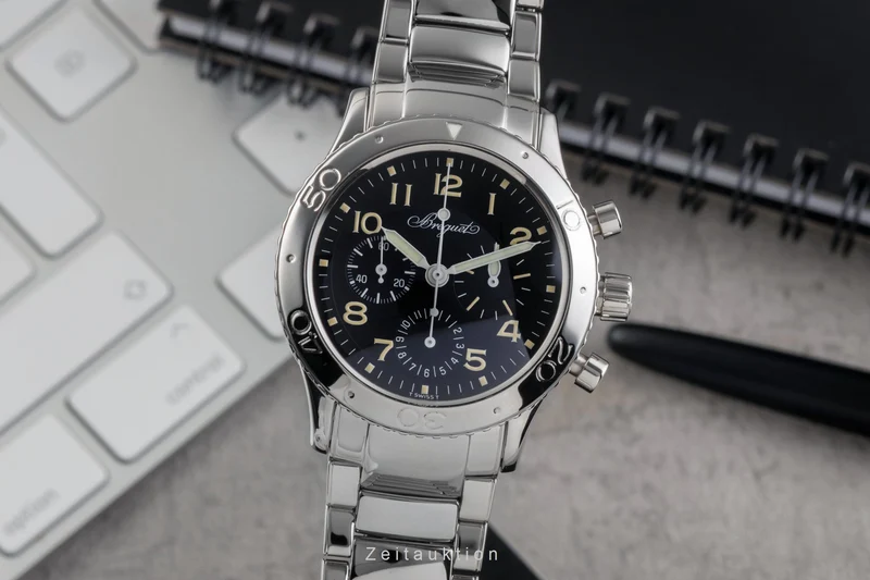 Breguet Type XX chronograph steel automatic men's watch 3800 [2503502]