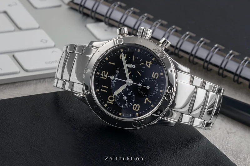 Breguet Type XX chronograph steel automatic men's watch 3800 [2503502]