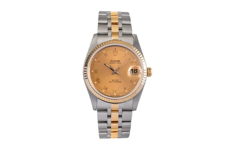 Tudor Prince Date steel / gold automatic men's watch 74033 [2503110]