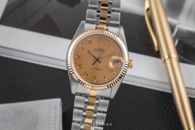 Tudor Prince Date steel / gold automatic men's watch 74033 [2503110]