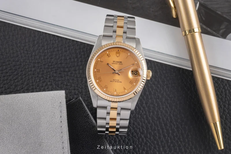 Tudor Prince Date steel / gold automatic men's watch 74033 [2503110]
