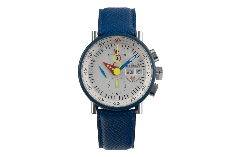 Alain Silberstein Krono Bauhaus chronograph Steel / rubber automatic men's watch Krono Bauhaus LP: 5600EUR Limited [2405276]