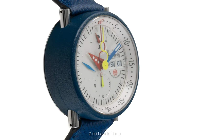 Alain Silberstein Krono Bauhaus chronograph Steel / rubber automatic men's watch Krono Bauhaus LP: 5600EUR Limited [2405276]