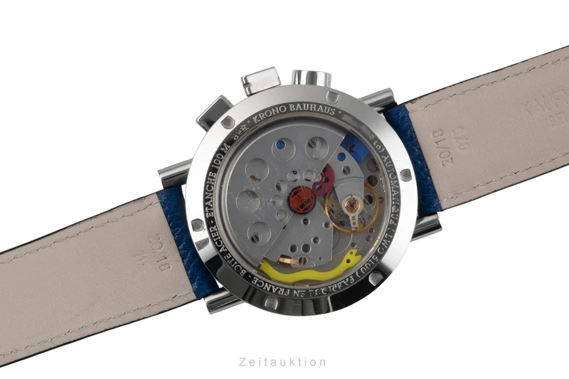 Alain Silberstein Krono Bauhaus chronograph Steel / rubber automatic men's watch Krono Bauhaus LP: 5600EUR Limited [2405276]