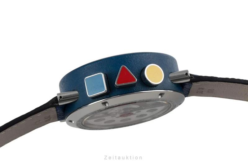 Alain Silberstein Krono Bauhaus chronograph Steel / rubber automatic men's watch Krono Bauhaus LP: 5600EUR Limited [2405276]