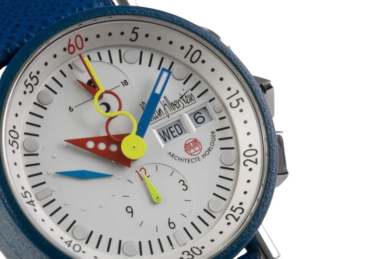 Alain Silberstein Krono Bauhaus chronograph Steel / rubber automatic men's watch Krono Bauhaus LP: 5600EUR Limited [2405276]