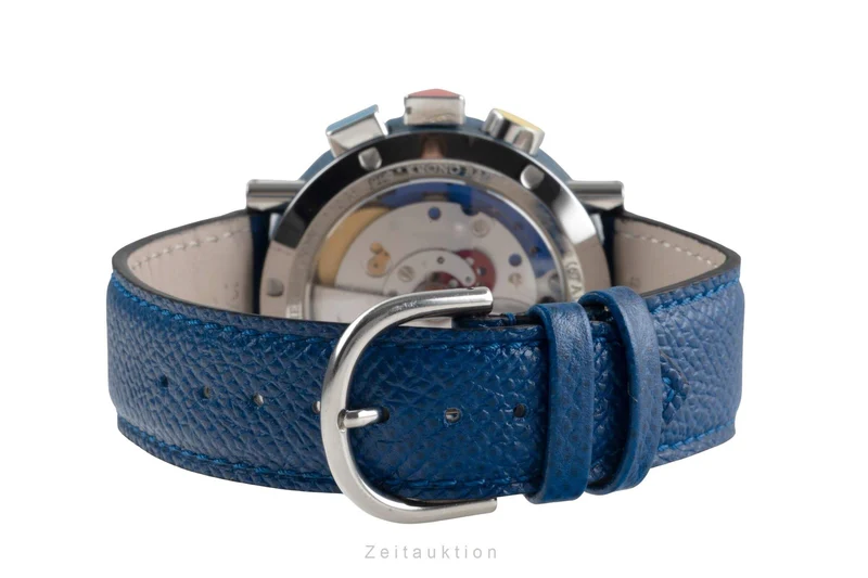 Alain Silberstein Krono Bauhaus chronograph Steel / rubber automatic men's watch Krono Bauhaus LP: 5600EUR Limited [2405276]