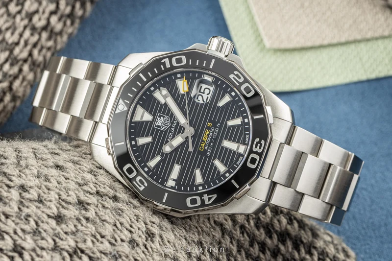 Tag Heuer Aquaracer steel automatic men's watch WAY211A.BA0928 LP: 2300EUR [2206241]