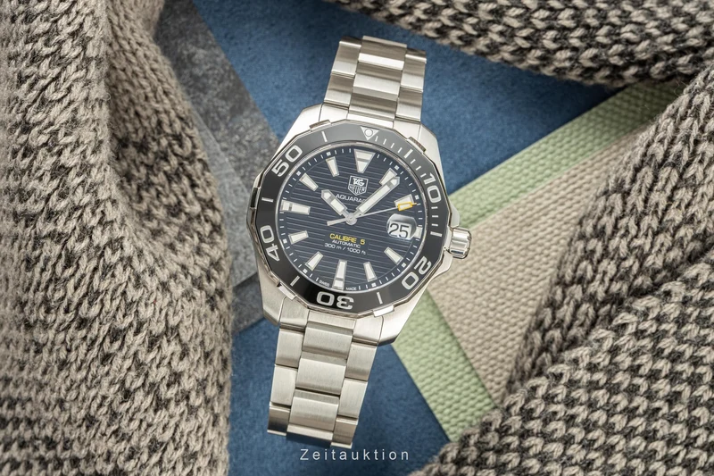 Tag Heuer Aquaracer steel automatic men's watch WAY211A.BA0928 LP: 2300EUR [2206241]