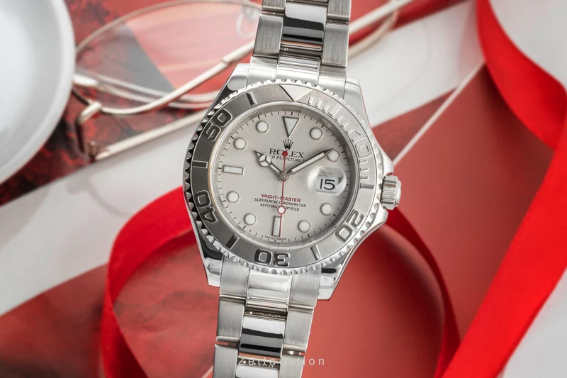 Rolex Yacht-Master steel / platinium automatic men's watch 16622 LP: 12300EUR [2401109]
