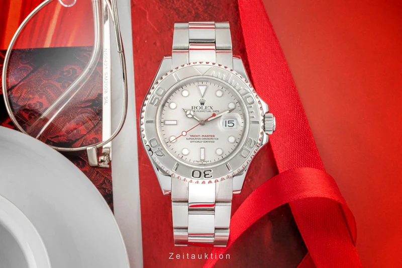 Rolex Yacht-Master steel / platinium automatic men's watch 16622 LP: 12300EUR [2401109]