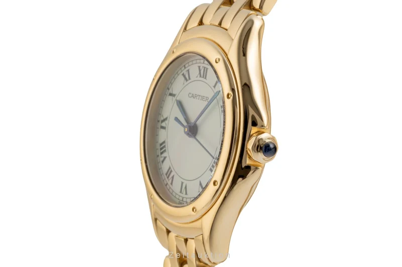 Cartier Cougar 18 ct gold quartz women's watch 887906 LP: 24800EUR [2401100]