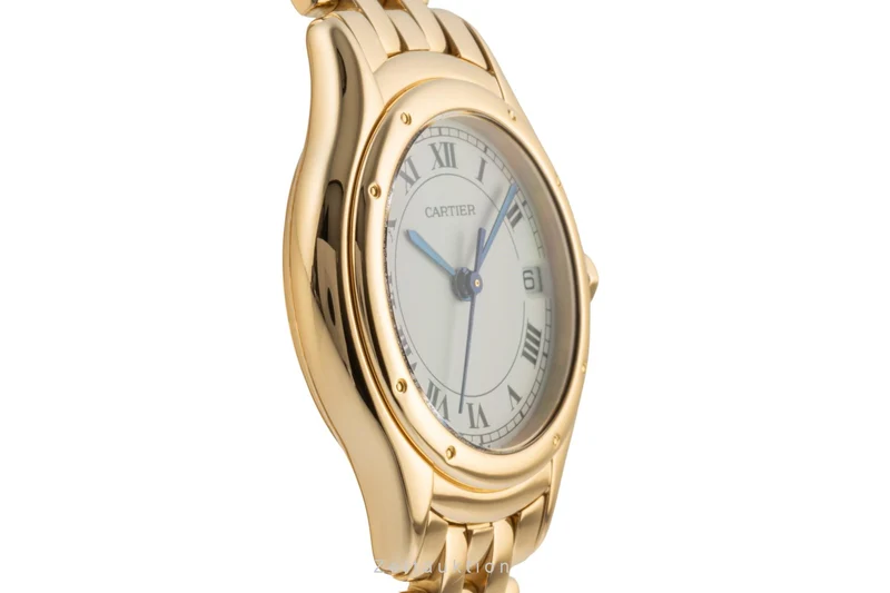 Cartier Cougar 18 ct gold quartz women's watch 887906 LP: 24800EUR [2401100]
