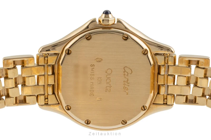 Cartier Cougar 18 ct gold quartz women's watch 887906 LP: 24800EUR [2401100]