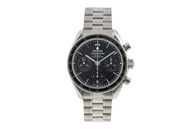 Omega Speedmaster chronograph steel automatic men's watch 324.30.38.50.01.001 LP: 6100EUR [2401082]