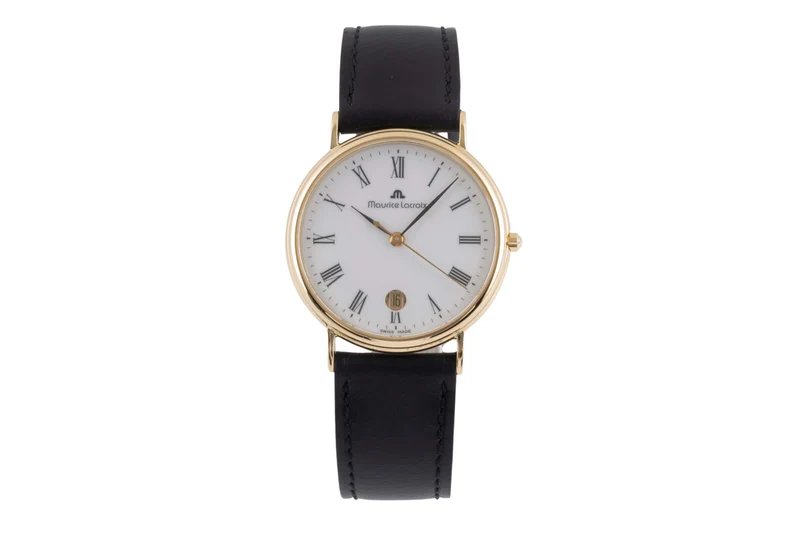Maurice Lacroix Classic Serie 18 ct gold quartz men's watch 95409-710 [2403706]