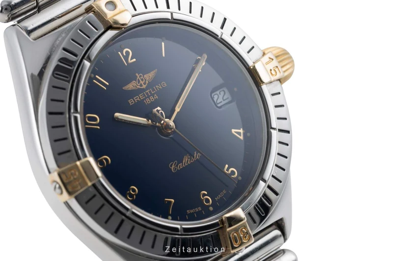 Breitling Callisto steel / gold quartz men's watch B57045 [2403555]