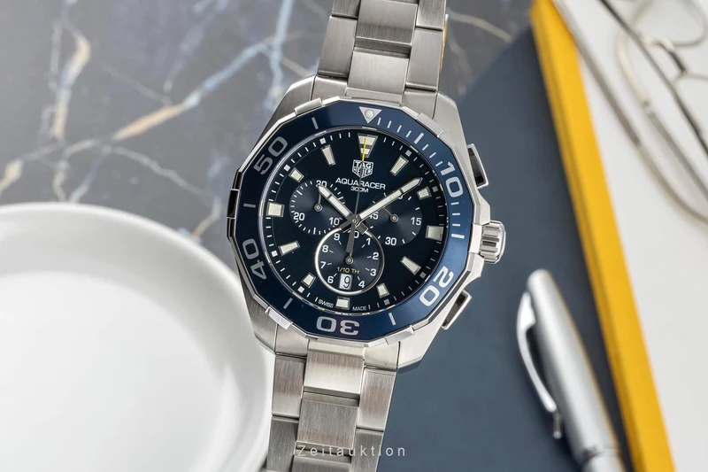 Tag Heuer Aquaracer chronograph steel quartz men's watch CAY111B.BA0927 [2403477]