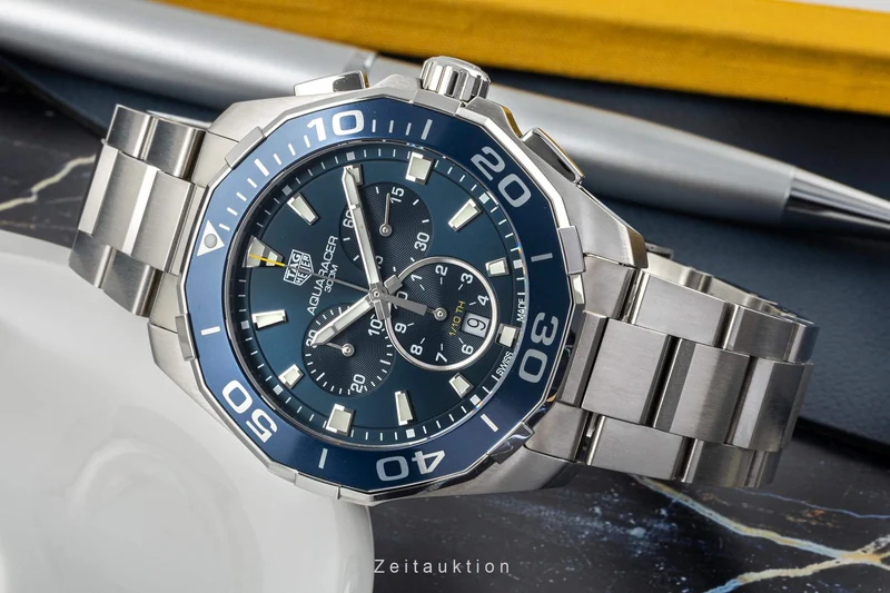 Tag Heuer Aquaracer chronograph steel quartz men's watch CAY111B.BA0927 [2403477]