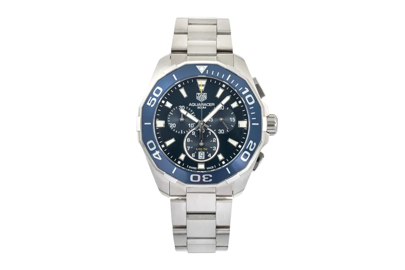 Tag Heuer Aquaracer chronograph steel quartz men's watch CAY111B.BA0927 [2403477]