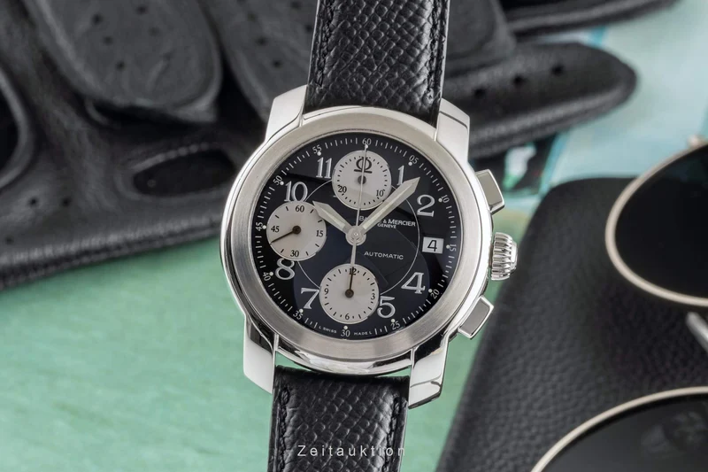 Baume & Mercier Capeland chronograph steel automatic men's watch MV045216 [2403449]