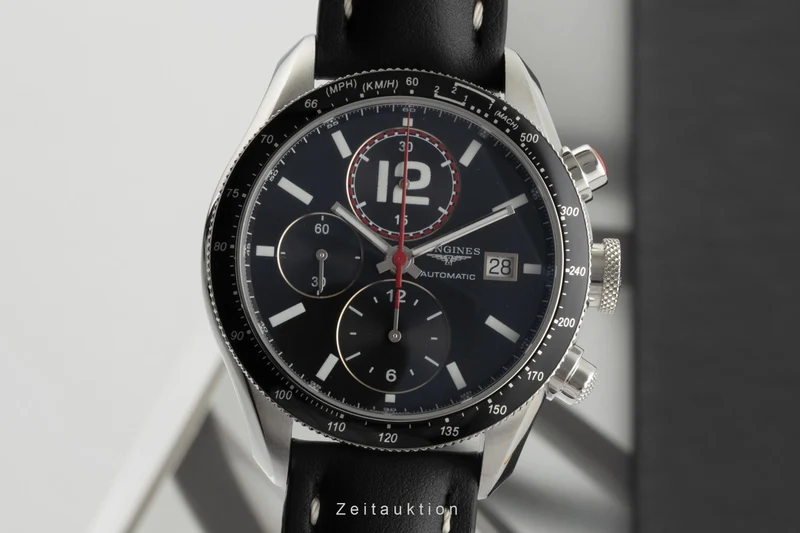 Longines Grande Vitesse chronograph steel automatic men's watch L3.636.4 [2305013]