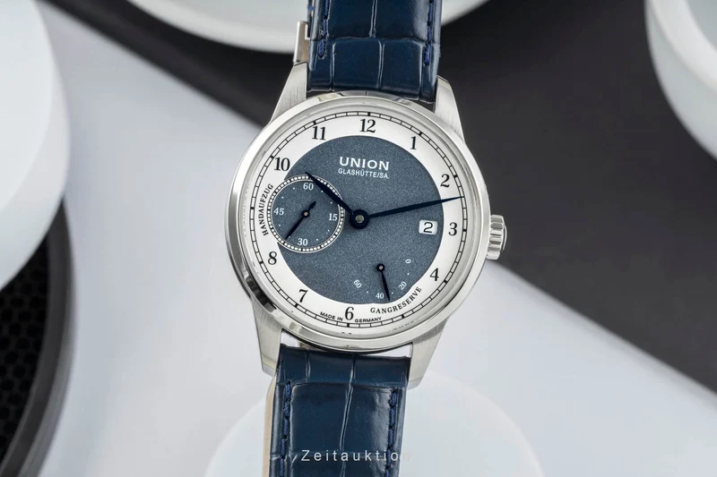 Union Glashütte 1893 steel manual winding men's watch D007.456.16.082.00 LP: 2680EUR [2403351]