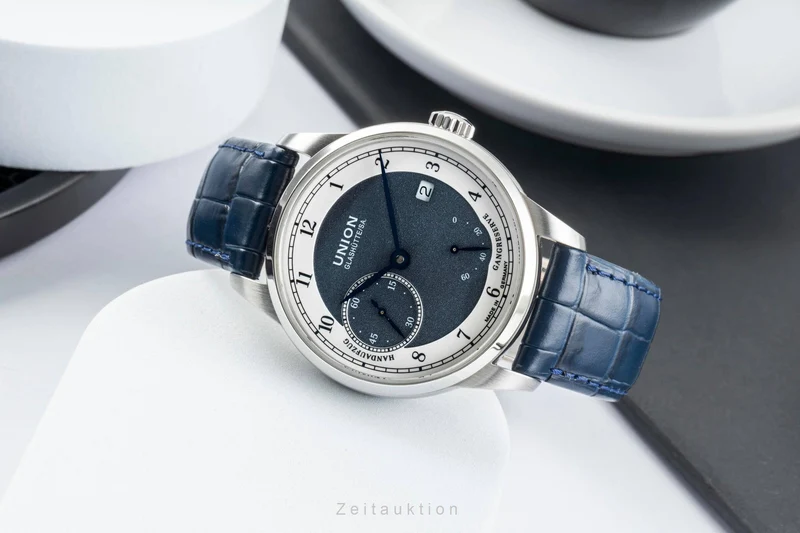 Union Glashütte 1893 steel manual winding men's watch D007.456.16.082.00 LP: 2680EUR [2403351]