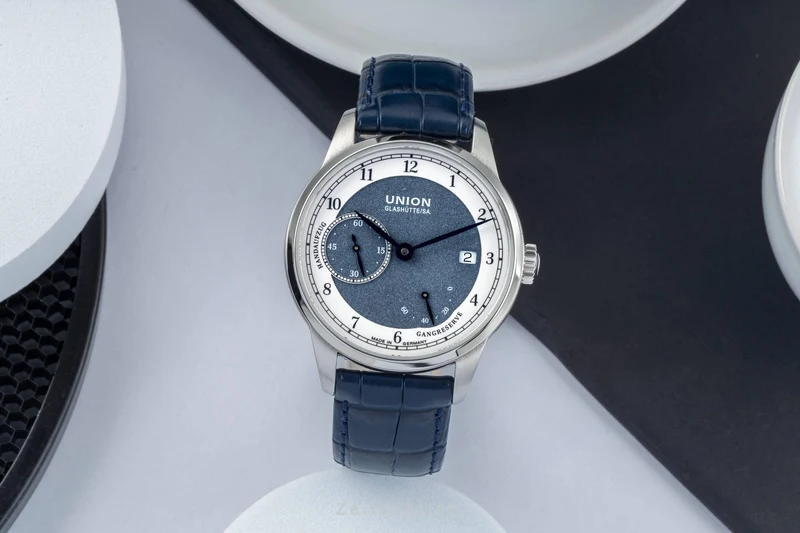 Union Glashütte 1893 steel manual winding men's watch D007.456.16.082.00 LP: 2680EUR [2403351]