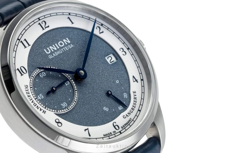 Union Glashütte 1893 steel manual winding men's watch D007.456.16.082.00 LP: 2680EUR [2403351]
