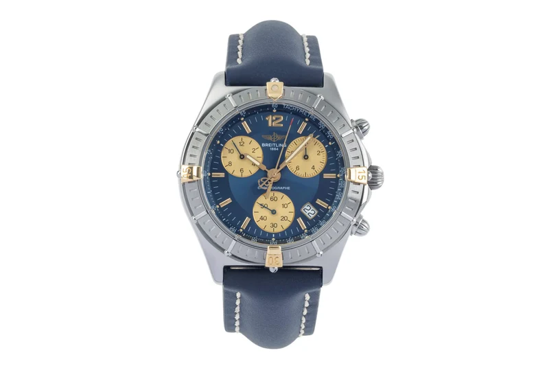 Breitling Sirius chronograph steel / gold quartz men's watch B53011 [2403305]