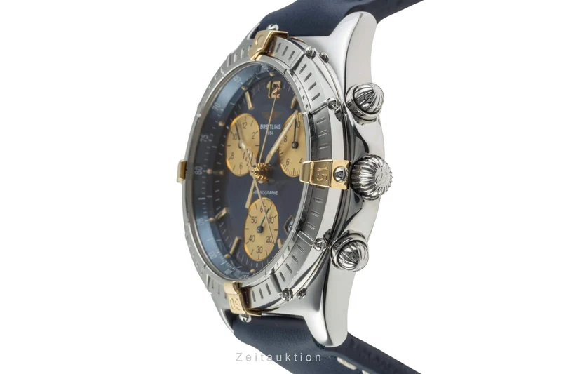Breitling Sirius chronograph steel / gold quartz men's watch B53011 [2403305]