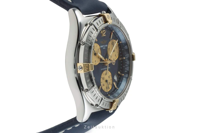 Breitling Sirius chronograph steel / gold quartz men's watch B53011 [2403305]