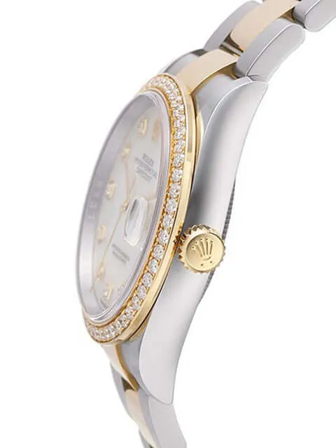 Rolex Datejust 36 126283RBR Diamantlünette Perlmutt DIA