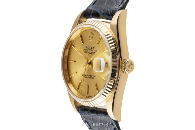 Rolex Datejust 18 ct gold automatic men's watch 16018 [2400044]