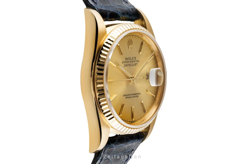 Rolex Datejust 18 ct gold automatic men's watch 16018 [2400044]
