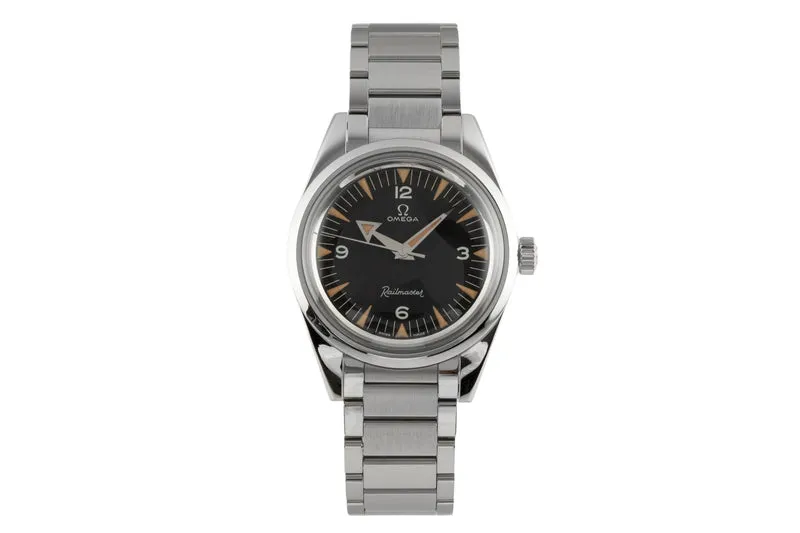 Omega Railmaster steel automatic men's watch 220.10.38.20.01.002 LP: 8200EUR [2400026]