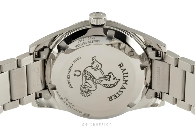 Omega Railmaster steel automatic men's watch 220.10.38.20.01.002 LP: 8200EUR [2400026]